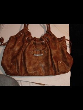 Brown Leather-Style Women’s Shoulder Bag By Zoe Blu